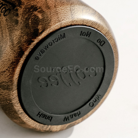 Customization Wood Grain Portable Thermos Cup Corporate Gifts