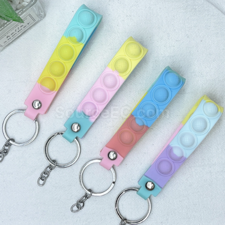 Customization Stress Relief Bubble Keychain Corporate Gifts