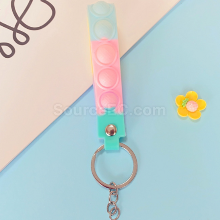 Customization Stress Relief Bubble Keychain Corporate Gifts