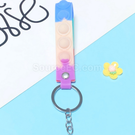 Customization Stress Relief Bubble Keychain Corporate Gifts