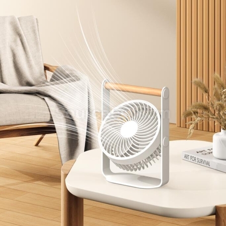 Customization USB Rechargeable Digital Display High Speed Turbine Desktop Small Fan Corporate Gifts