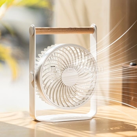 Customization USB Rechargeable Digital Display High Speed Turbine Desktop Small Fan Corporate Gifts