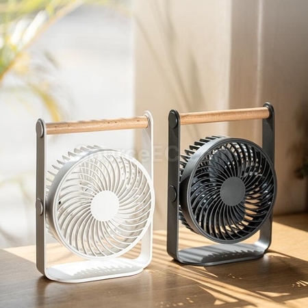 Customization USB Rechargeable Digital Display High Speed Turbine Desktop Small Fan Corporate Gifts