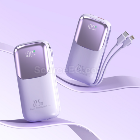 Customization Fast Charging Comes With A Single Line Mini Power Bank Corporate Gifts