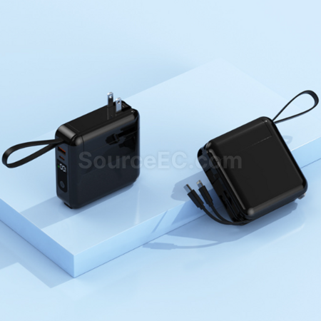 Customization Multifunctional 3-in-1 Detachable Plug Power Bank Corporate Gifts