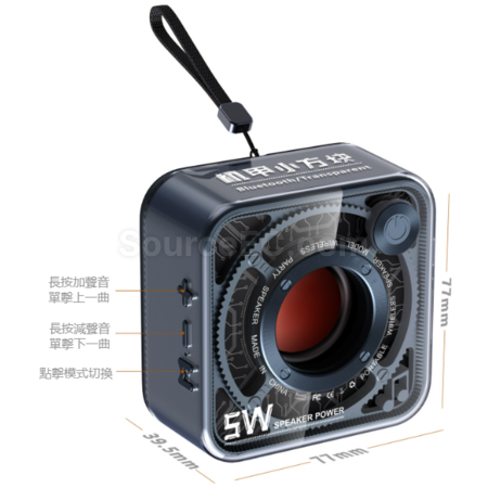 Customization Transparent Mecha Bluetooth Speaker Corporate Gifts