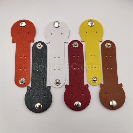 Customization Winder PU Cable Organizer Corporate Gifts