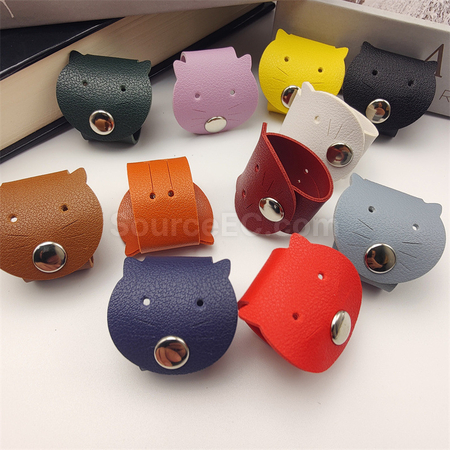 Customization Winder PU Cable Organizer Corporate Gifts