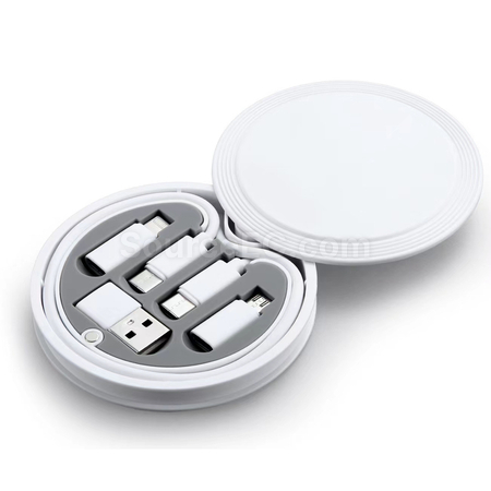 Customization Three In One Data Cable Storage Box Corporate Gifts