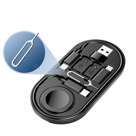 Customization Three In One Data Cable Storage Box Corporate Gifts