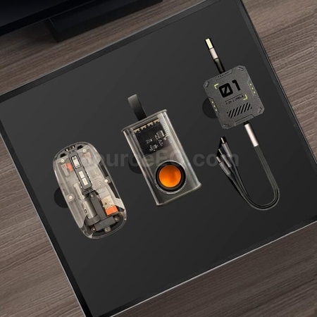 Customization Mecha Transparent Style Wireless Bluetooth Speaker Set Corporate Gifts