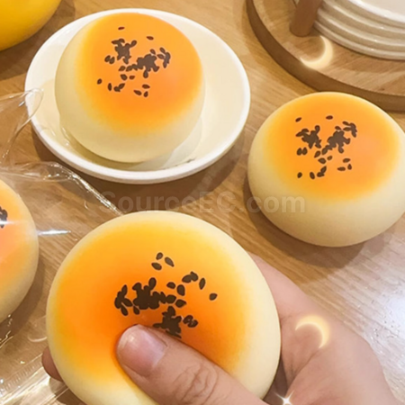 Customization Fluid Egg Yolk Puff Stress Ball Corporate Gifts