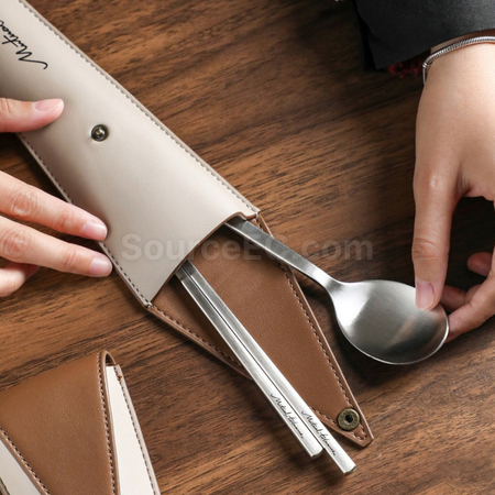 Customization Light Luxury Portable Tableware Set Corporate Gifts