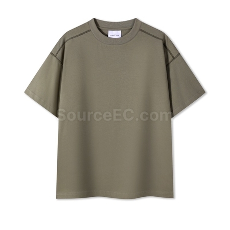 Customization Contrasting Color Summer T-shirt Corporate Gifts