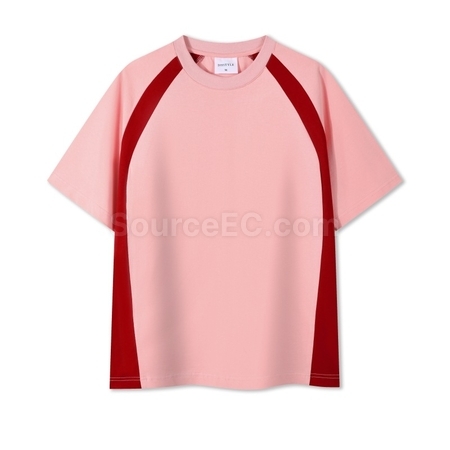 Customization Contrasting Color Summer T-shirt Corporate Gifts