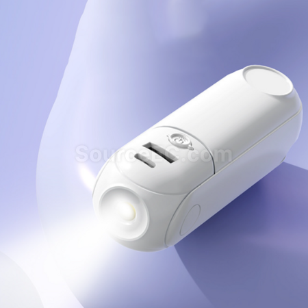 Customization Five-in-one power bank with mirror, flashlight, stand, and mini fan Corporate Gifts