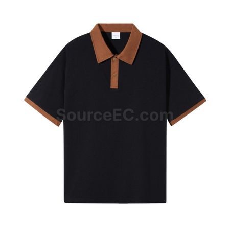 Customization Contrasting Color Summer POLO Shirt Corporate Gifts