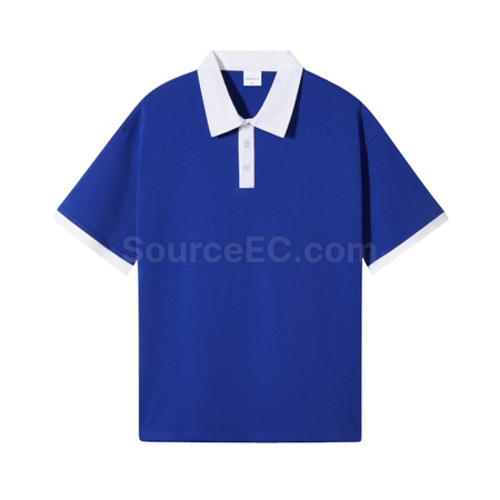 Customization Contrasting Color Summer POLO Shirt Corporate Gifts