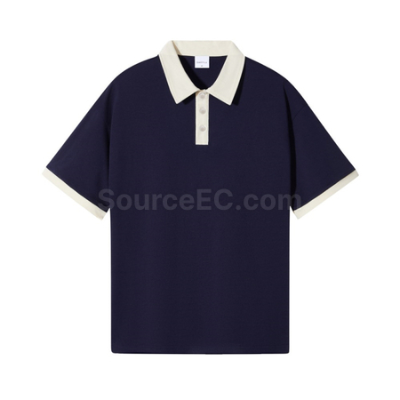 Customization Contrasting Color Summer POLO Shirt Corporate Gifts