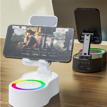 Customization 360-Degree Rotating Speaker Power Bank Stand Corporate Gifts