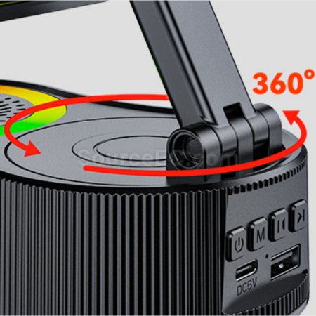 Customization 360-Degree Rotating Speaker Power Bank Stand Corporate Gifts