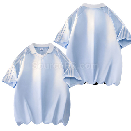 Customization  Three Stripes Polo Shirt Corporate Gifts