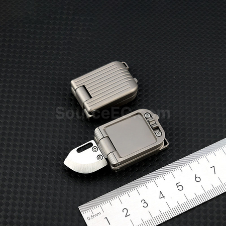 Customization Titanium alloy suitcase mini knife Corporate Gifts