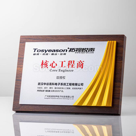 Customization Wooden Plaque Corporate Gifts