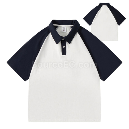 Customization Raglan Sleeve Polo Shirt Corporate Gifts