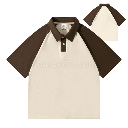 Customization Raglan Sleeve Polo Shirt Corporate Gifts