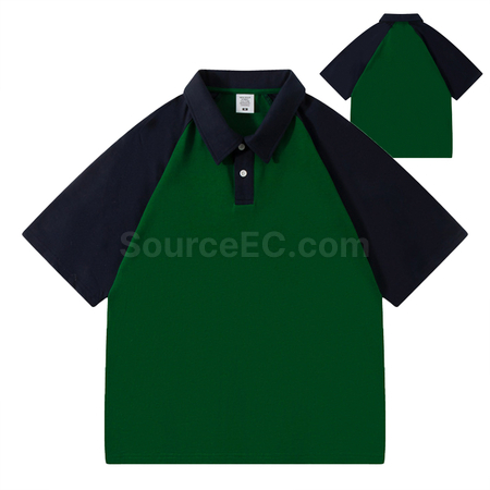 Customization Raglan Sleeve Polo Shirt Corporate Gifts