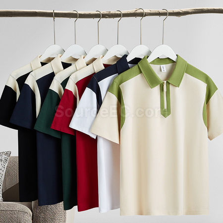 Vintage Patchwork Polo Shirt