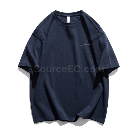 Customization 300g Heavyweight Solid Color Short-sleeved T-shirt Corporate Gifts