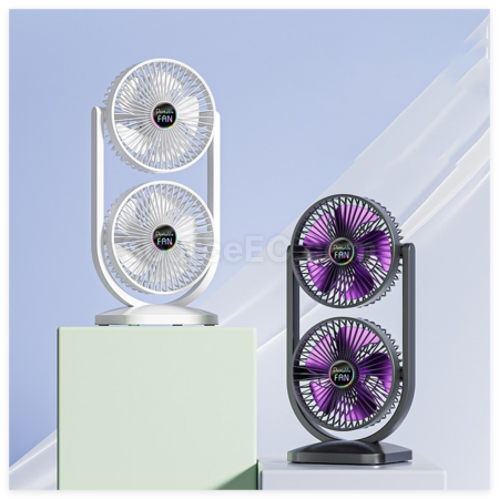 Customization Double Head Desktop Fan Corporate Gifts