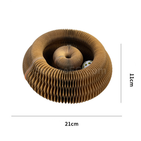 Customization Magnetic and versatile corrugated paper for organ - shaped cat scratchers Corporate Gifts