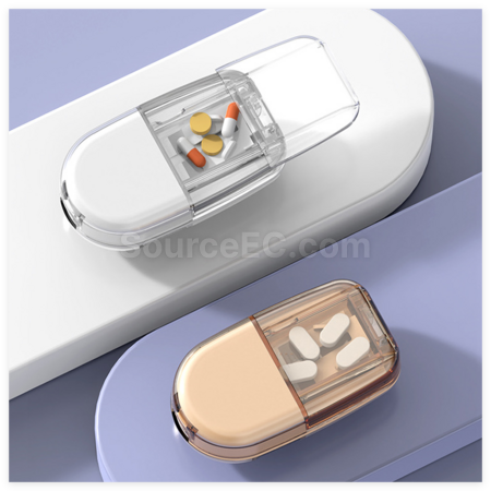 Customization Pill Box with Pill Cutter Corporate Gifts