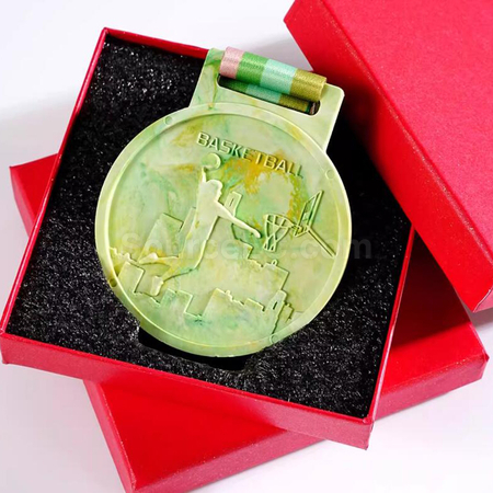 Customization Basketball Environmental Medal Corporate Gifts