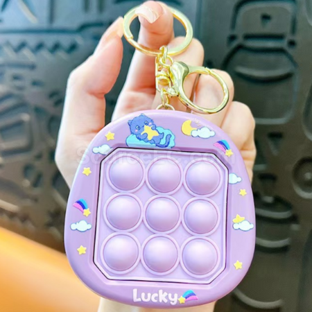 Customization Decompression bubble fidget keychain Corporate Gifts