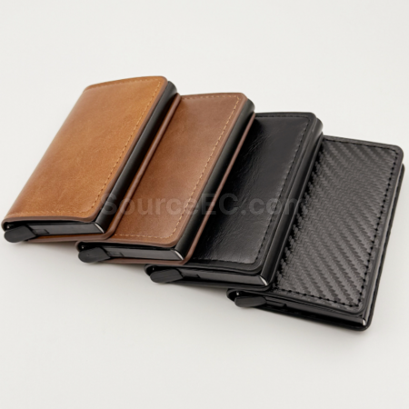 Customization Automatically ejecting RFID card wallet Corporate Gifts