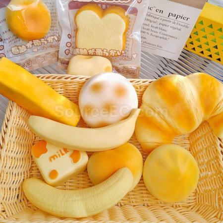 Customization Slow - rebound stress - relieving squeeze food - shaped toys Corporate Gifts