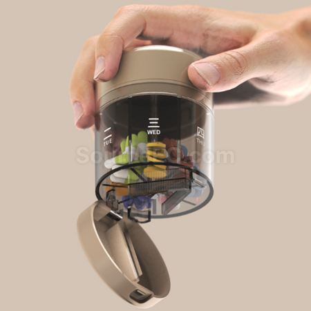 Customization Two-In-One Pill Cutter And Pill Dispensing Box Corporate Gifts