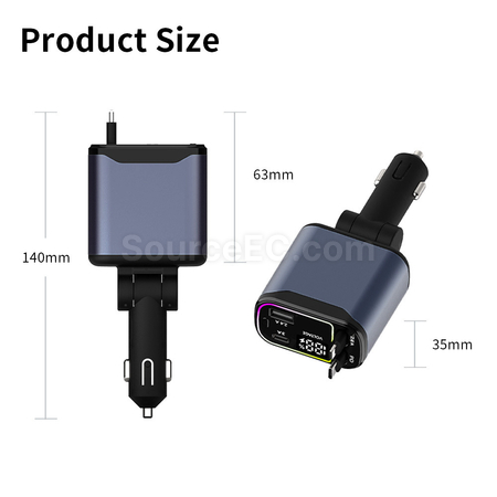 Customization 4-in-1 Retractable Cable Super Fast Charging  Corporate Gifts