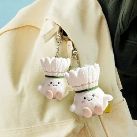 Customization Badminton plush doll keychain Corporate Gifts