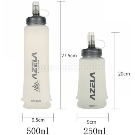 Customization Sports folding soft water bottle Corporate Gifts