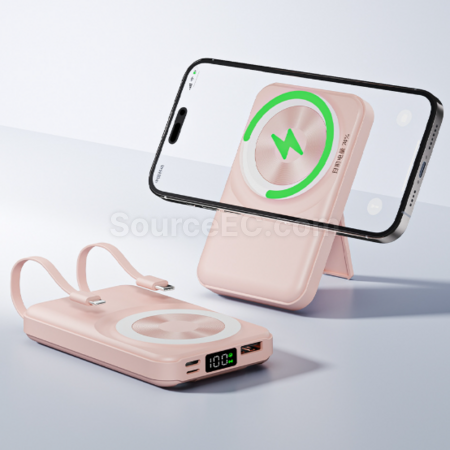 Customization Magnetic charging power bank Corporate Gifts