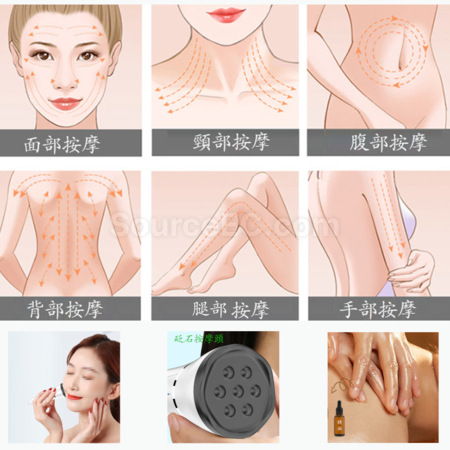 Customization Bianstone Wireless Vibration Meridian Scraping Massager Corporate Gifts