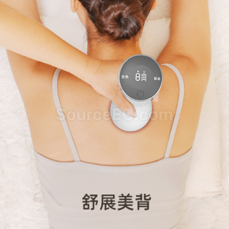 Customization Bianstone Electric Scraping Hot Compress Vibration Universal Meridian Therapy Massager Corporate Gifts