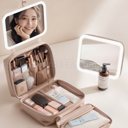 Customization Large-Capacity Makeup Bag With Mirror Corporate Gifts