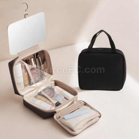 Customization Large-Capacity Makeup Bag With Mirror Corporate Gifts