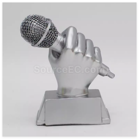 Customization Microphone Metal Trophy Corporate Gifts